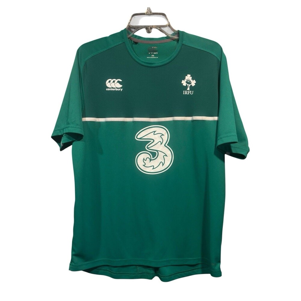 Canterbury IRFU Ireland Rugby Green Jersey Men's Size 2XL